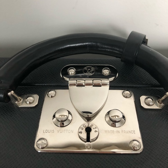 LOUIS VUITTON president trunk briefcase leather - Picture 4 of 8